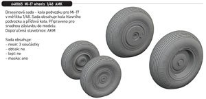 Mi-17 Wheels (for AMK) (Plastic model)