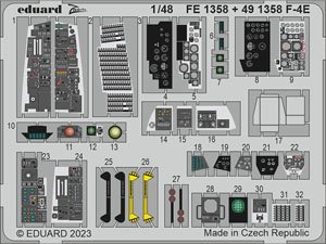 Photo-Etched Parts for F-4E (for Meng Model) (Plastic model)