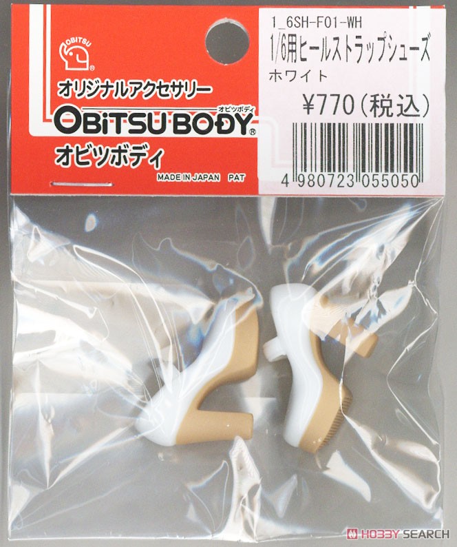 ヒールストラップシューズ ホワイト (ドール) 商品画像2