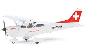 (HO) Cessna 172 Swiss Flying Club HB-CQM (Model Train)