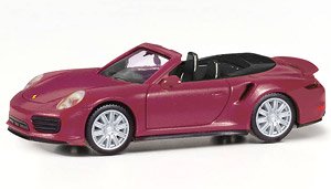 (HO) ポルシェ 911 ターボ カブリオレルビーレッドメタリック (鉄道模型)