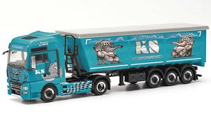 (HO) MAN TGX XXL Euro 6C スチール ダンプセミトレーラー `KS Containerdienst` (鉄道模型)