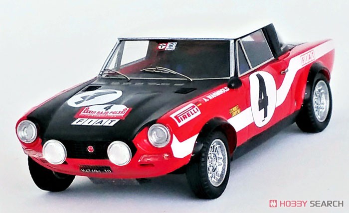 フィアット 124 アバルト 1973年ポーランドラリー 1位 #4 Achim Warmbold / Jean Todt (ミニカー) 商品画像1