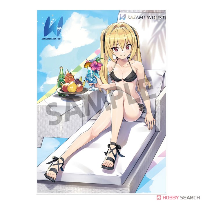 Dolphin Wave Visual Acrylic Plate Ellen Kazami (Swimwear) (Anime Toy) 商品画像1