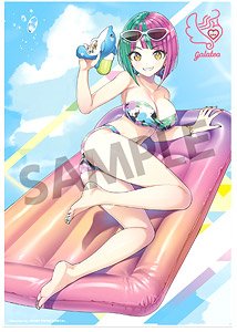 Dolphin Wave Visual Acrylic Plate Helly Lewis (Swimwear) (Anime Toy)