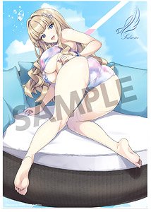 Dolphin Wave Visual Acrylic Plate Veena / Kannna Kirahoshi (Swimwear) (Anime Toy)