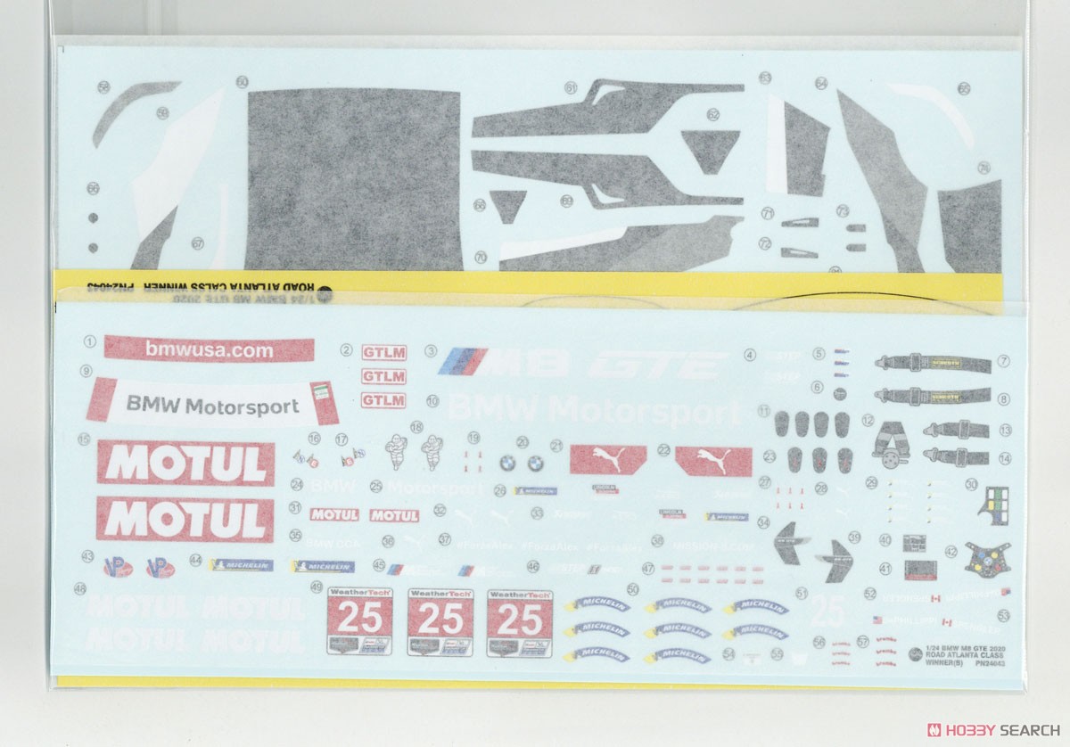 1/24 Racing Series BMW M8 GTE 2020 Road Atlanta 6 Hours Winner (Model Car) 中身4 Modal