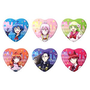 魔入りました！入間くん トレーディングキラキラハート缶バッジ (6個セット) (キャラクターグッズ)