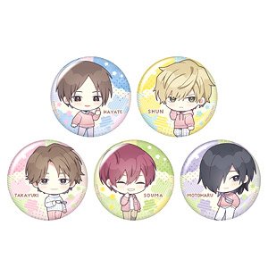 クールドジ男子 トレーディングミニキャラ缶バッジ (5個セット) (キャラクターグッズ)