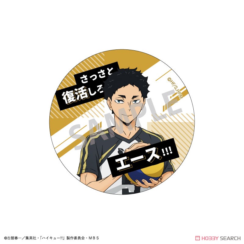 ハイキュー!! トレーディング名台詞缶バッジ B (7個セット) (キャラクターグッズ) 商品画像4