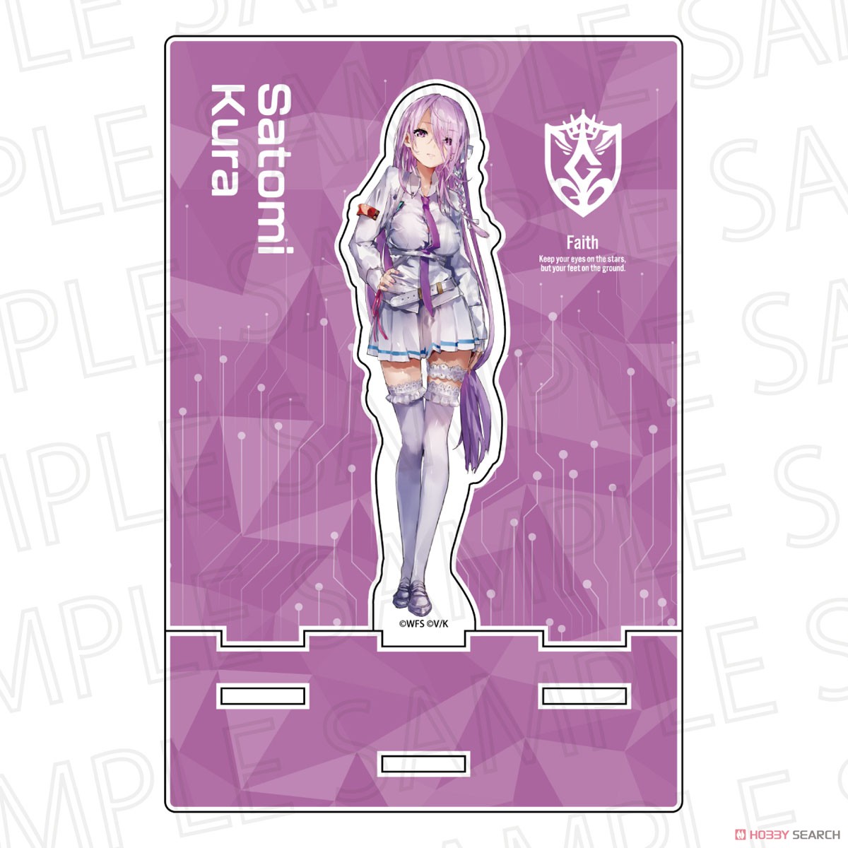 Heaven Burns Red Cut Out Acrylic Stand Satomi Kura (Anime Toy) Item picture1