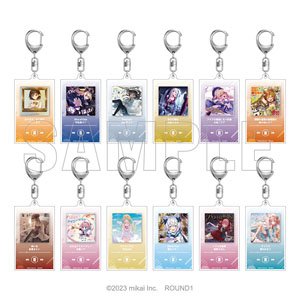 Re:AcT トレーディング音楽プレイヤー風アクリルキーホルダー 【ラウンドワン】 (12個セット) (キャラクターグッズ)