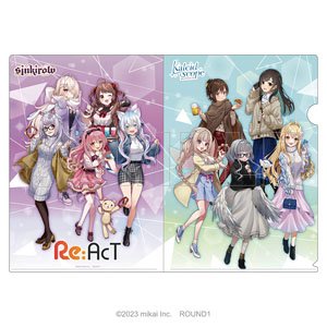 Re:AcT クリアファイル kaleidscope / sinkirow 【ラウンドワン】 (キャラクターグッズ)