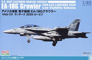 アメリカ海軍 電子戦機 EA-18G グラウラー VAQ-131 ランサーズ 2020 ロービジ (プラモデル)