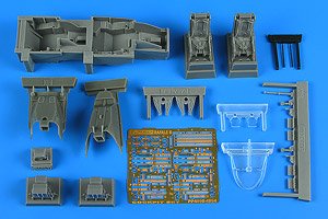 Rafale B - Early Cocpkit Set (for Hobby Boss) (Plastic model)