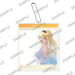 ファンタジア文庫 おでかけフェア 『経験済みなキミと、経験ゼロなオレが、お付き合いする話。』 白河月愛 いっしょにおでかけ♪描き下ろしアクリルキーホルダー (キャラクターグッズ)