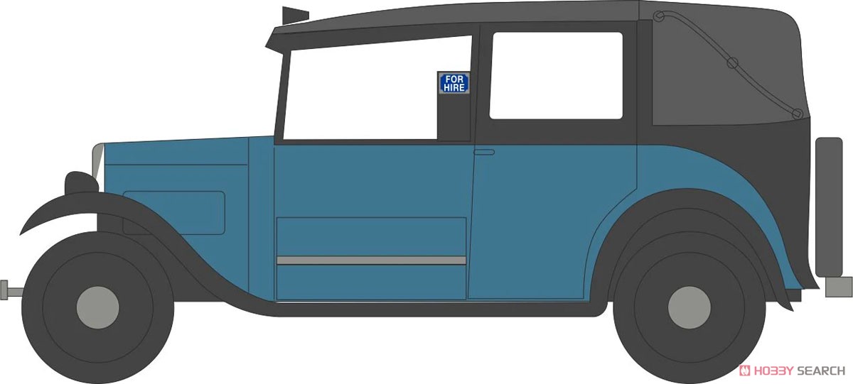 (TT) オースチン ローライダー タクシー ブルー (鉄道模型) その他の画像1