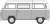(OO) VW Bay Window Camper Silver Gray / White (Model Train) Other picture1