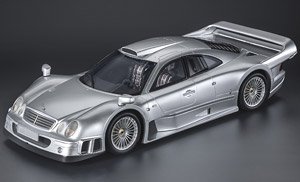 メルセデス AMG CLK-GTR クーペ シルバー (ミニカー)