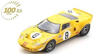 Ford GT40 No.8 24H Le Mans 1968 W.Mairesse - `Beurlys` (Diecast Car)