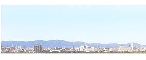 Panorama Series No.n13 Suburban Type3 (Background) (Model Train)