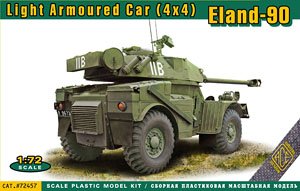 Eland-90 4x4 Light Armoured Car (Plastic model)