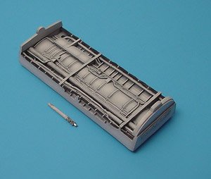 F-8 Crusader Engine Duct bay (for raised wing) (for Hasegawa) (Plastic model)