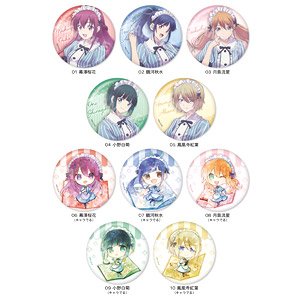 【女神のカフェテラス】 メタリック缶バッジ 01 (10個セット) (キャラクターグッズ)