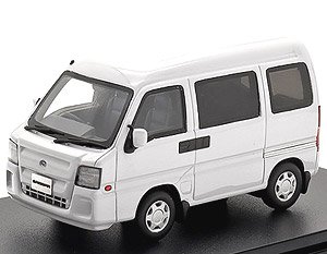 Subaru Sambar Van Dias (2011) Frost White (Diecast Car)