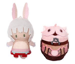 メイドインアビス 烈日の黄金郷 フィンガーマスコット・PUPPELA(パペラ)セット［ぬいぐるみ］ ナナチ&壺ミーティ (キャラクターグッズ)
