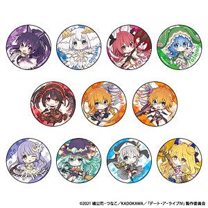 Date A Live IV Puchichoko Trading Can Badge (Set of 11) (Anime Toy)
