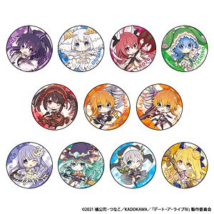 デート・ア・ライブIV ぷちちょこトレーディング缶バッジ (11個セット) (キャラクターグッズ)