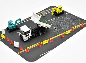 The Truck Collection Road Construction Site Dump Truck Set A (Model Train)