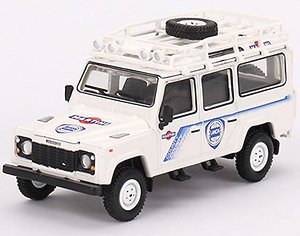 ランドローバー ディフェンダー 110 サファリラリー マルティーニレーシング サポートビークル (左ハンドル) (ミニカー)