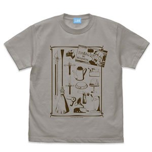 転生王女と天才令嬢の魔法革命 アニスフィアの魔道具工房 Tシャツ LIGHT GRAY M (キャラクターグッズ)