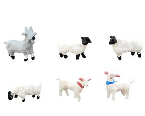 ザ・動物 107 牧場の羊・ヤギ (鉄道模型)
