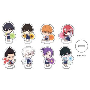 アクリルぷちスタンド 「TVアニメ『ブルーロック』」 05 花ver. ボックス (ミニキャライラスト) (8個セット) (キャラクターグッズ)