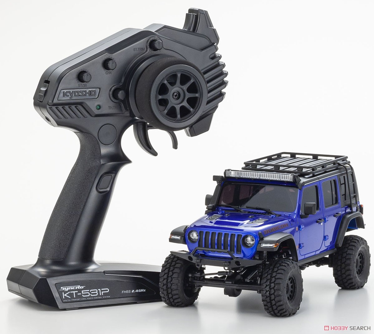 MX-01 Ready Set Jeep Wrangler Rubicon ACC M.Blue (RC Model) 商品画像1