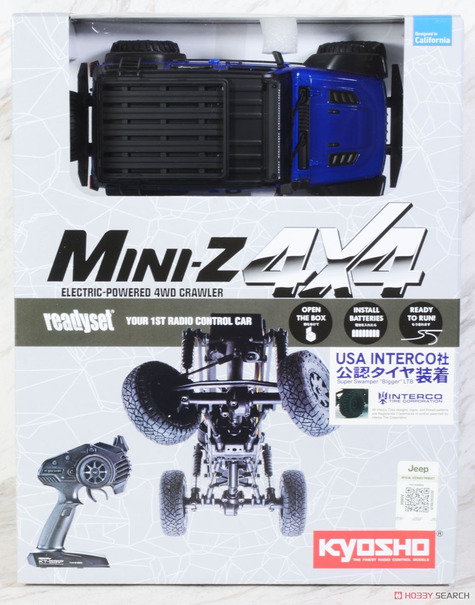 MX-01 Ready Set Jeep Wrangler Rubicon ACC M.Blue (RC Model) パッケージ1