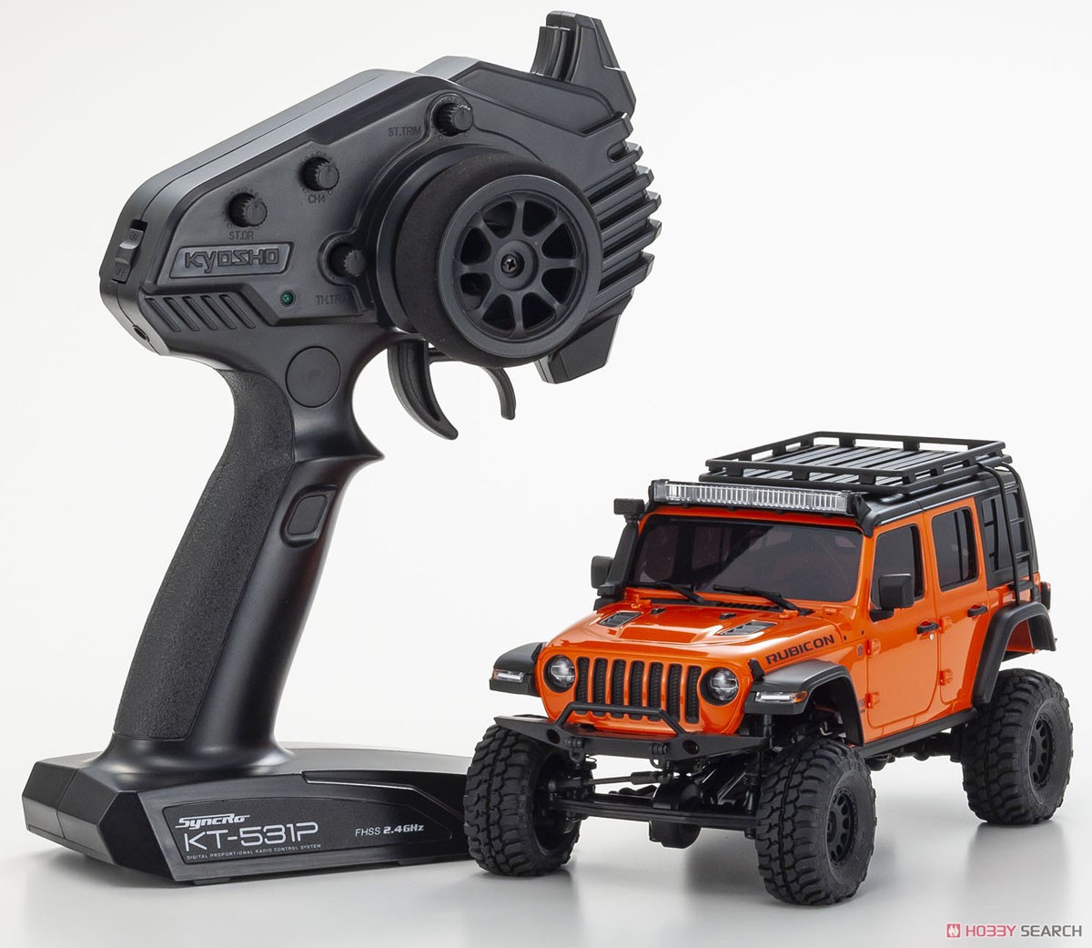 MX-01 Ready Set Jeep Wrangler Rubicon ACC M.Orange (RC Model) 商品画像1