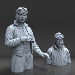 WWII アメリカ陸軍戦車兵セットNo.1 偵察中(2体入) (プラモデル)