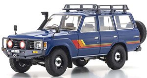 Toyota Land Cruiser 60 (Blue) with Option (Diecast Car)