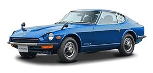 日産 フェアレディ Z (S30) 1970 ブルー RHD (ミニカー)