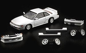 日産 シルビア S13 (200SX) ホワイト LHD (ミニカー)