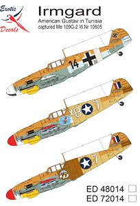 Irmgard American Gustav in Tunisia (Decal)
