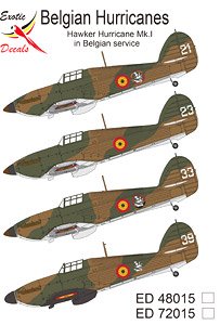 ベルギー空軍のホーカー ハリケーン Mk.I (デカール)