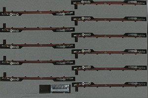 Freight Car KOKI50000 (Gray Truck) without Container Eleven Car Set (11-Car Set) (Model Train)