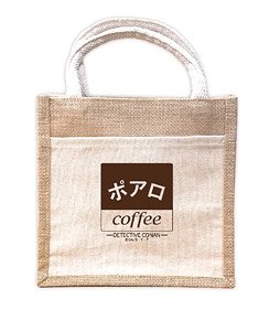 名探偵コナン 喫茶ポアロシリーズ ジュート×コットンポケットミニトート A ロゴ (キャラクターグッズ)