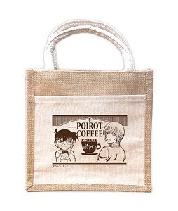 名探偵コナン 喫茶ポアロシリーズ ジュート×コットンポケットミニトート B コナン&安室 (キャラクターグッズ)