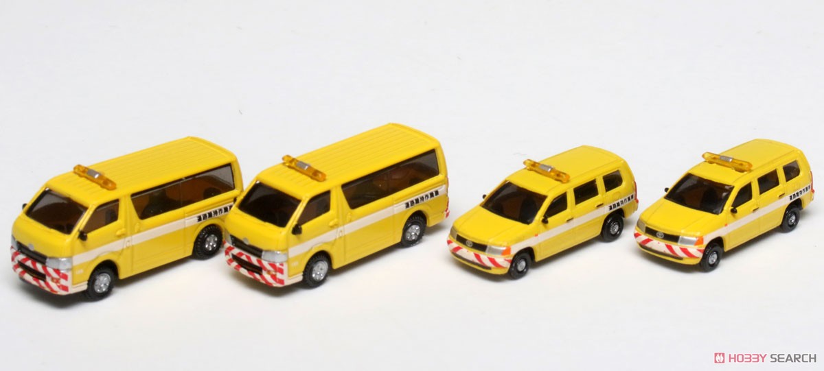 Toyota Hiace Long, Probox Road Service Car (4 Pieces) (Model Train) Item picture1